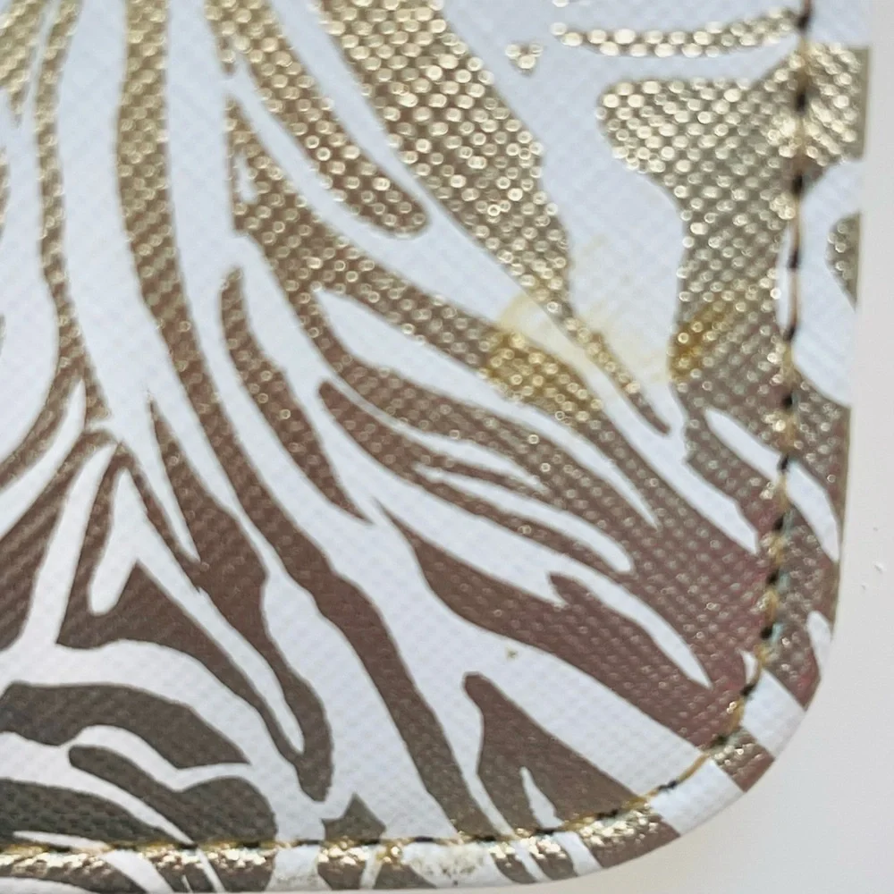 Lilly Pulitzer Metallic Gold and White Floral Home Office Planner